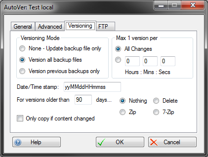 Properties - Versioning